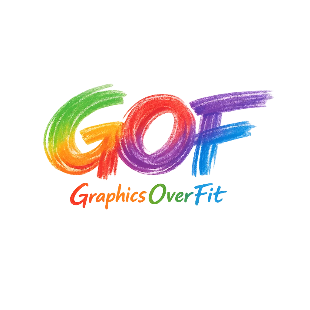 GOF Graphics Overfit 크레용 로고